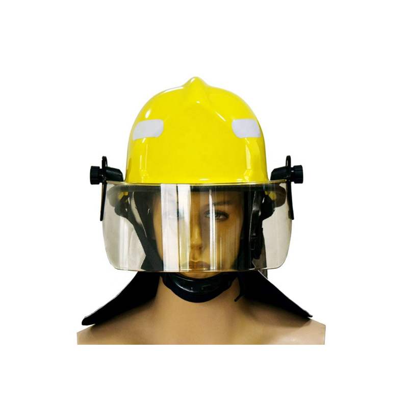 F1 Style Yellow American Style FireFighting Helmet